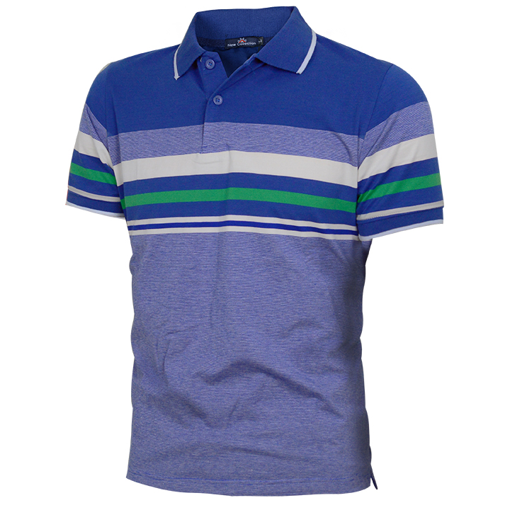 Áo Thun Nam Có Cổ WATERFORD Phong Cách ZR1441.(12) Màu Xanh Lông Công