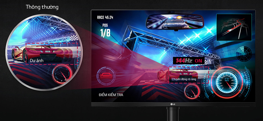 Màn Hình Gaming LG 32GK850F 32inch 5ms 144Hz G-Sync VA - Hàng Chính Hãng