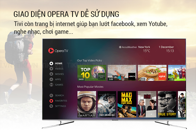Smart Tivi 4K Skyworth 43 inch 43K920S