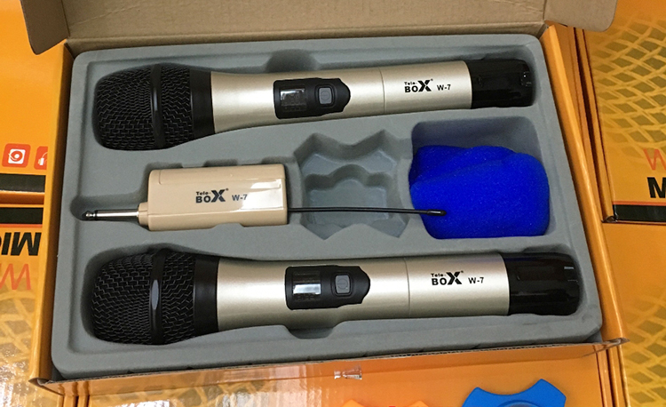 Bộ 2 Micro Không Dây W7 TeleBox