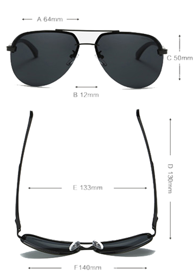 Kính Mát Phân Cực Unisex Minh Tâm MT143