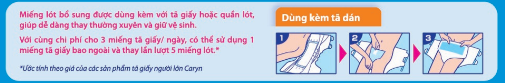 Miếng Lót Bổ Sung Caryn (18 Miếng)