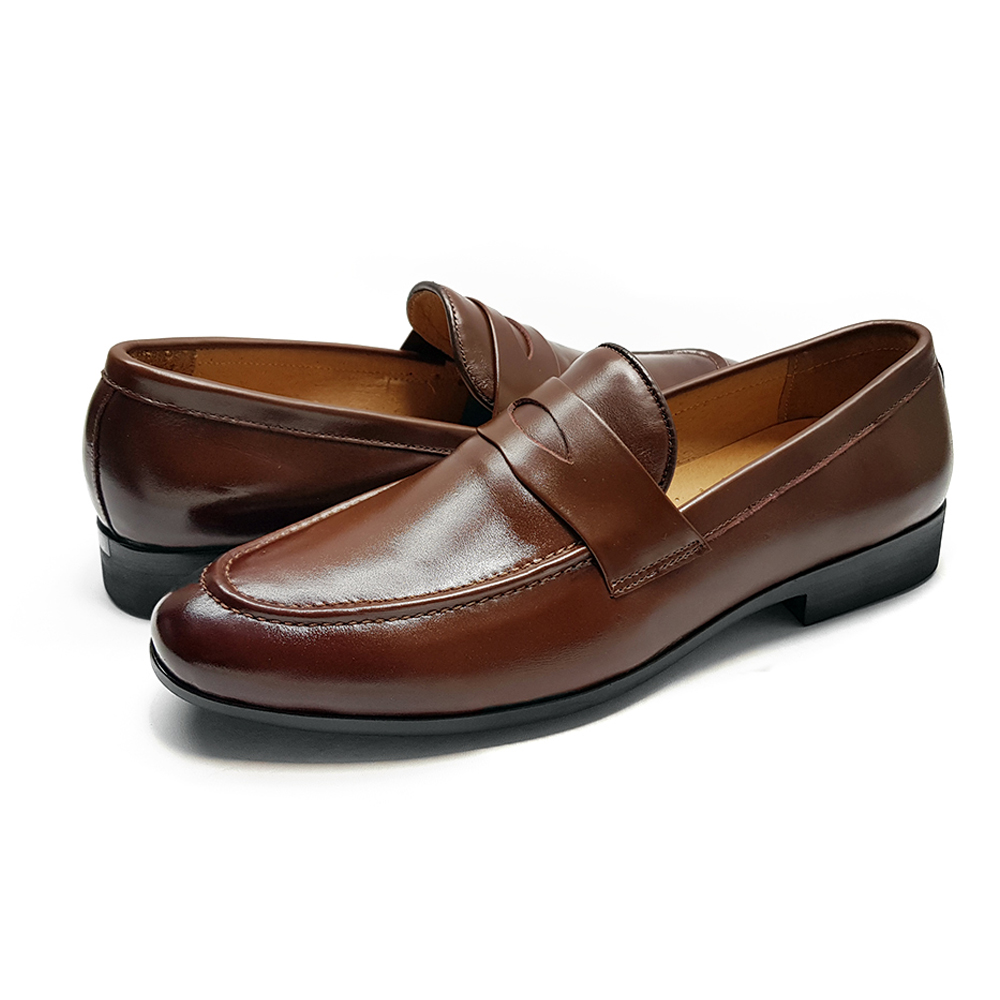 Giày Tây Nam Da Bò Nguyên Tấm Ensado CS45TP (Đen - Nâu)