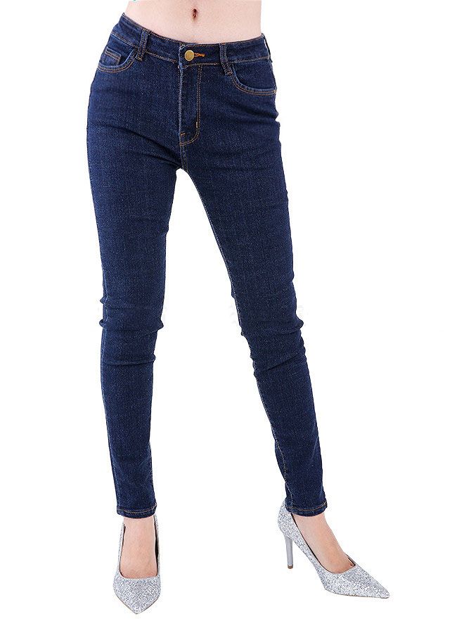 Quần Jean Kinny Xanh Đen Co Giãn JD021