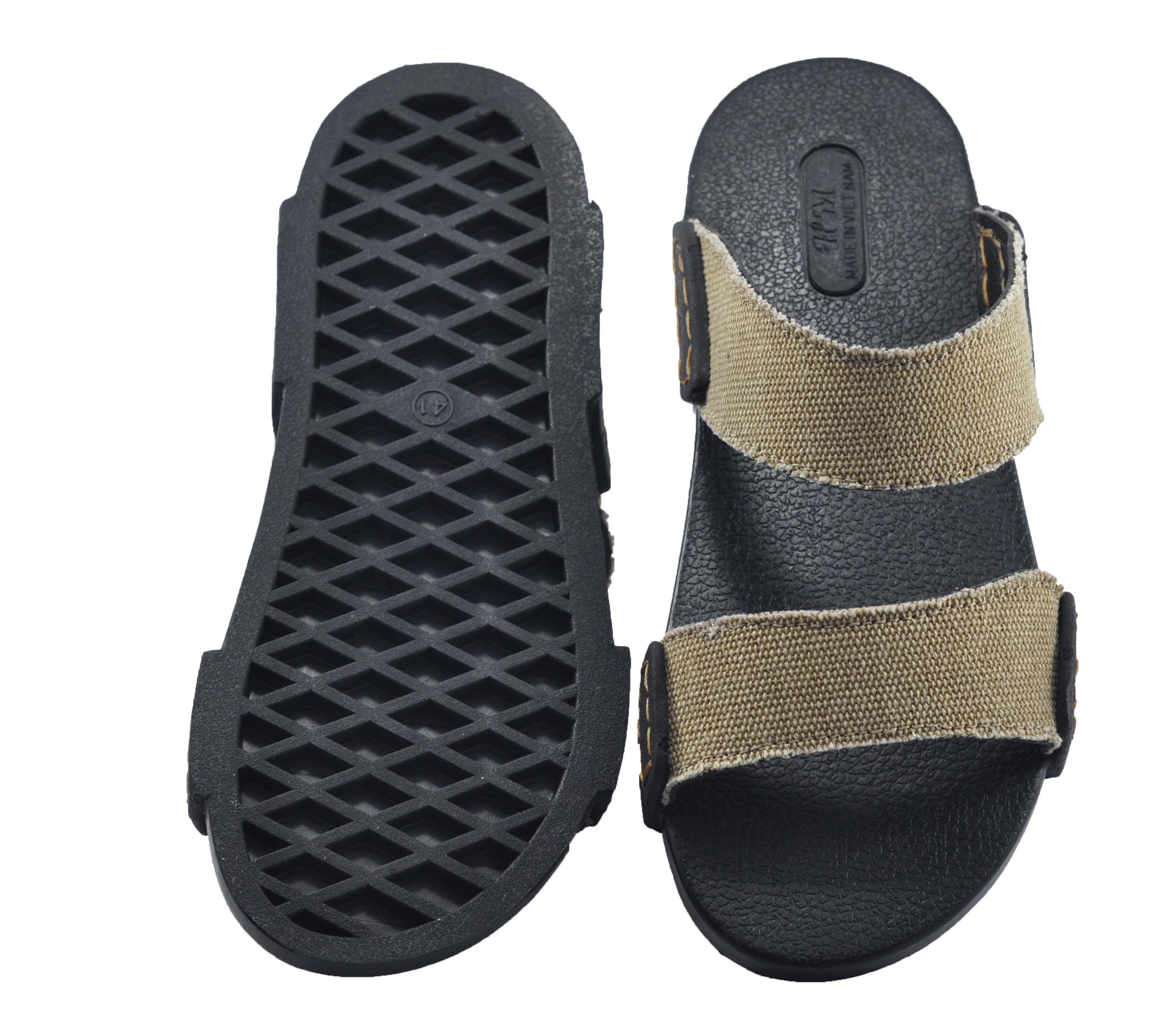 Dép Nam quai vải bố thời trang - TSBC-4C1 ( Vàng mơ)