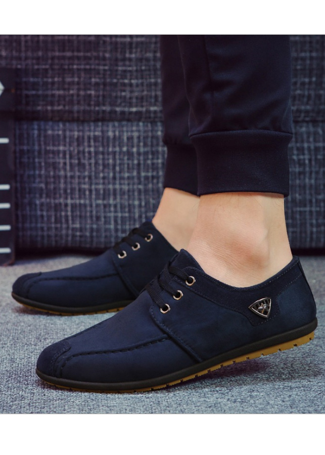Giày lười nam thời trang cột dây GN145