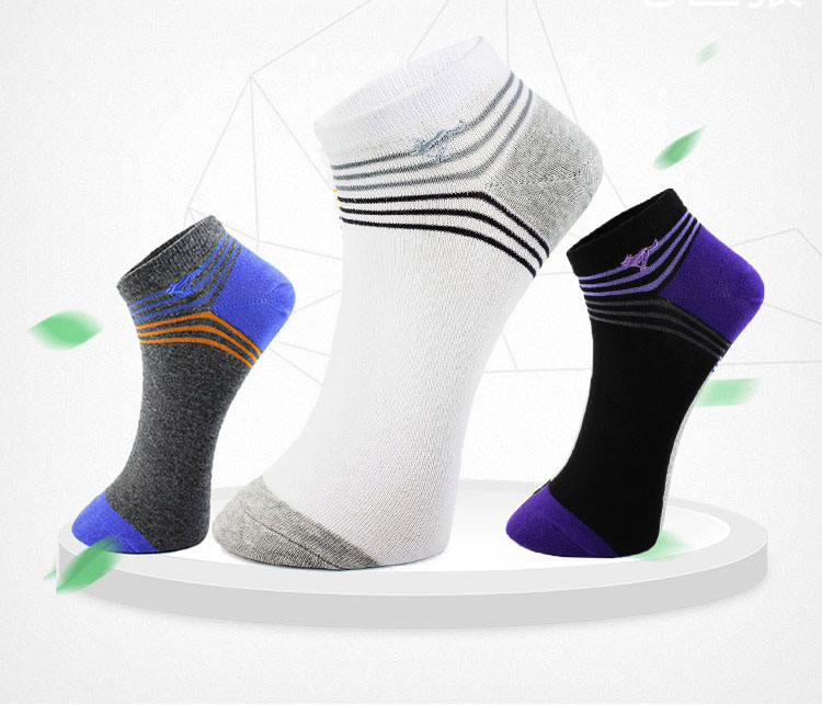 Seven wolves SEPTWOLVES boat socks men sports wind men socks breathable sweat sweat casual socks mixed color 6 double boxed Z90725