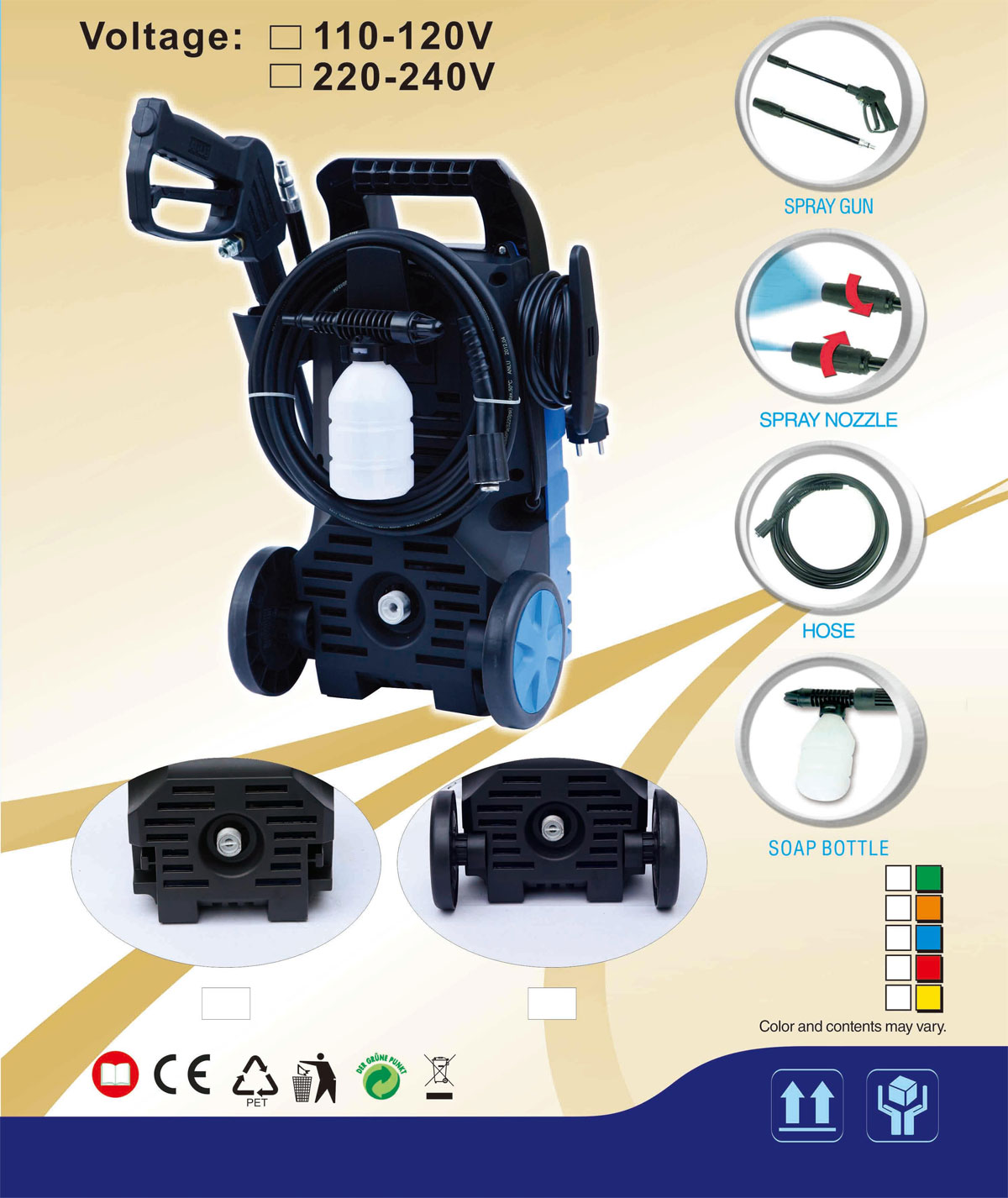Máy rửa xe cao áp kachi MK70