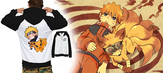 Áo Khoác Naruto Kurama Chibi