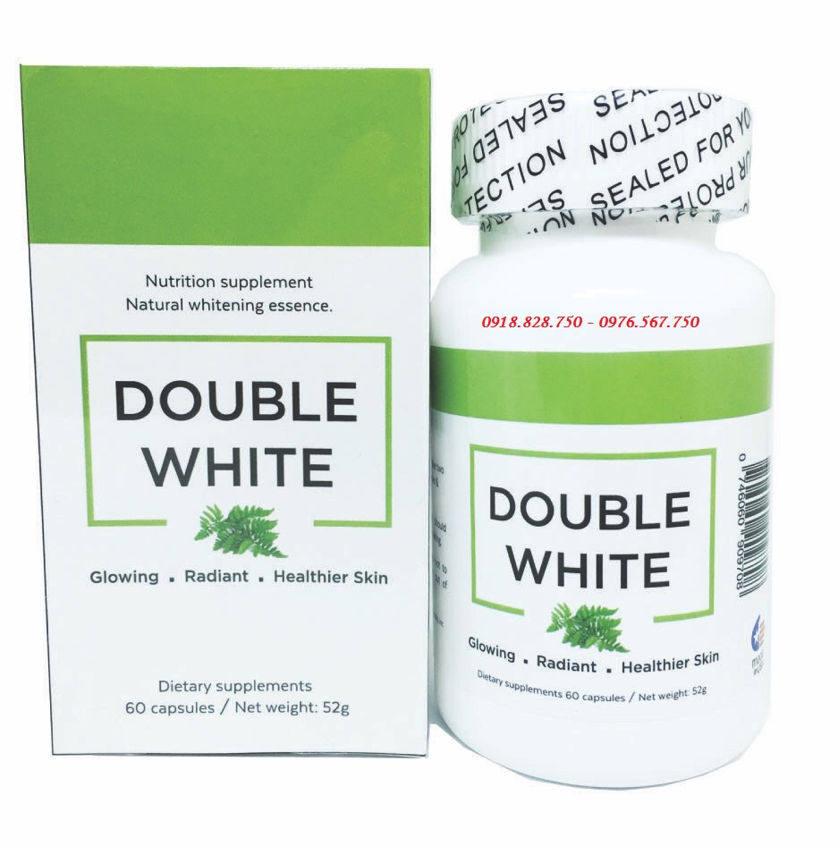 [ Double White ] Viên uống trắng da, chống nắng, giảm nám từ Mỹ