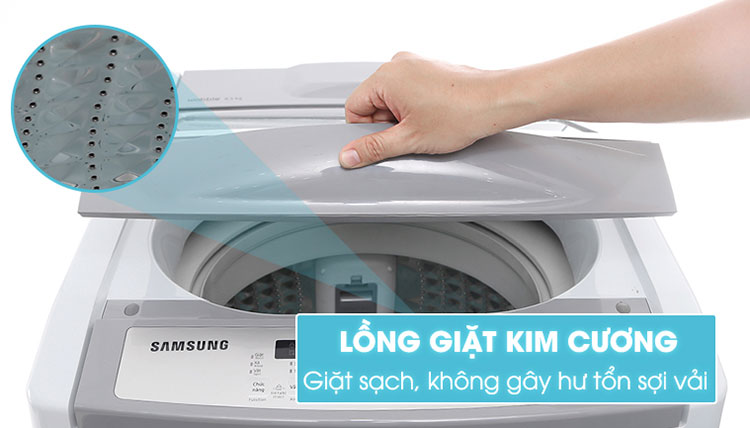 Máy Giặt Cửa Trên Samsung WA85M5120SG/SV (8.5kg) - Xám