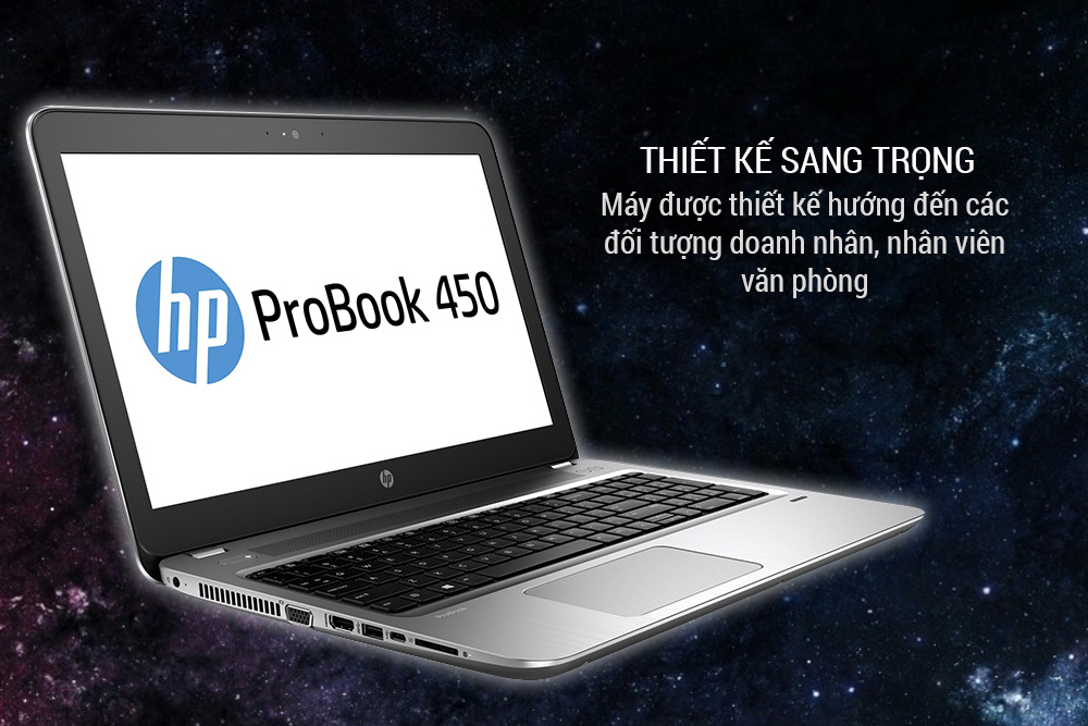 Laptop HP ProBook 450 G4 Z6T20PA Core i5 - 7200U / Win10 (15.6inch) - Bạc - Hàng Chính Hãng