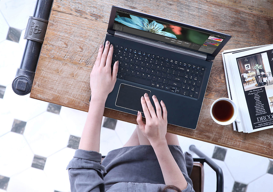 Laptop Acer Aspire 7 A715-71G-52WP NX.GP8SV.005 Core i5-7300HQ/Free Dos (15.6 inch) - Black - Hàng Chính Hãng