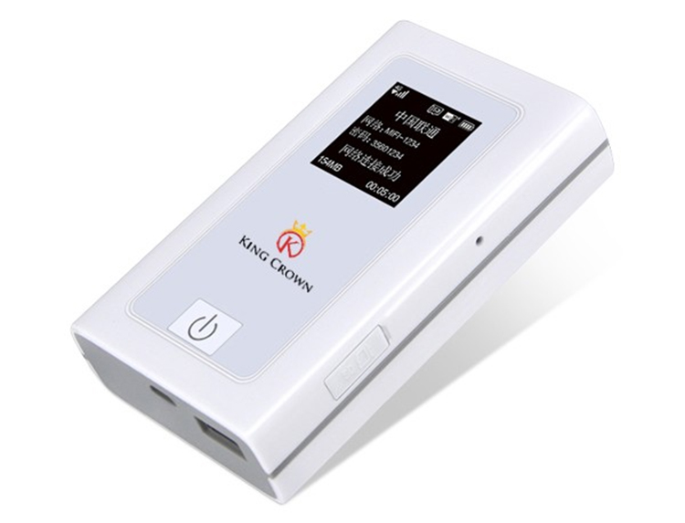 Bộ Phát Wifi Từ Sim 3G Hoặc 4G King Crwon MF965 - Hàng Nhập Khẩu - Trắng