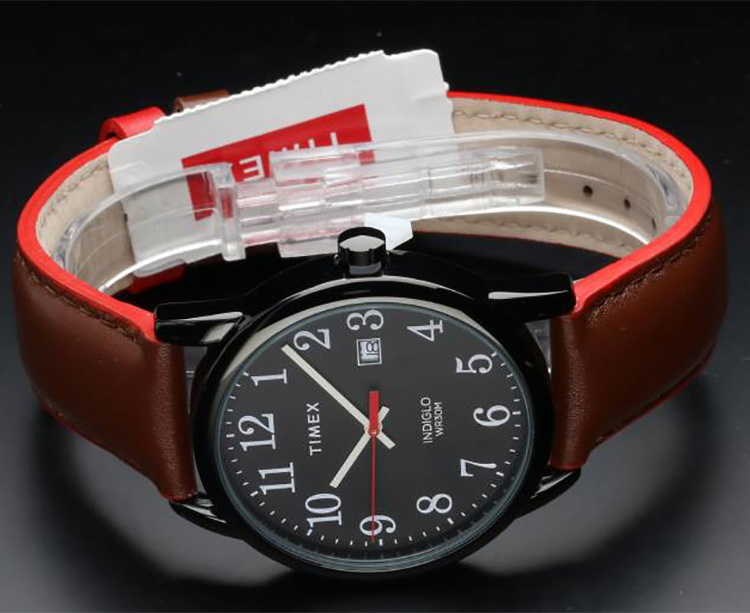 Đồng Hồ Dây Da Nam Timex Easy Reader Color Pop 38mm - TW2R62300