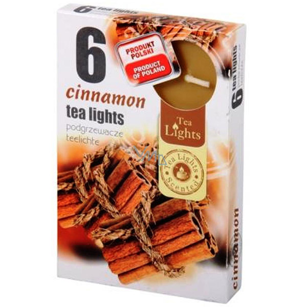 Hộp 6 nến thơm Tea lights Admit Cinnamon ADM1966 (Hương quế)