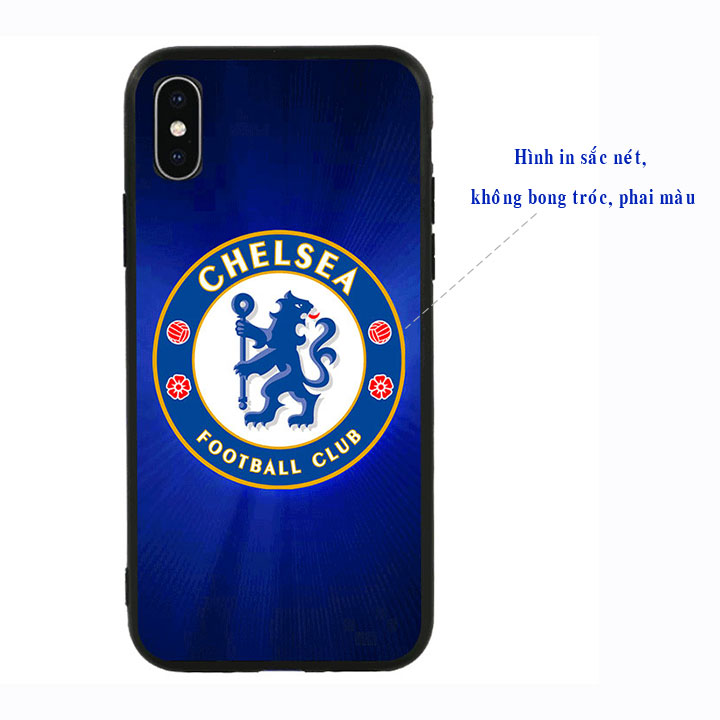 Ốp lưng viền TPU cao cấp cho Iphone X - Clb Chelsea 02