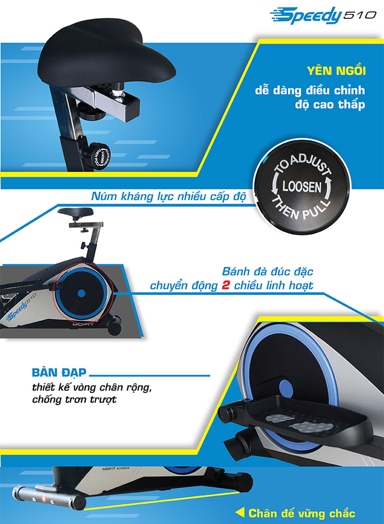 Xe Đạp Từ Elip Mofit SP510