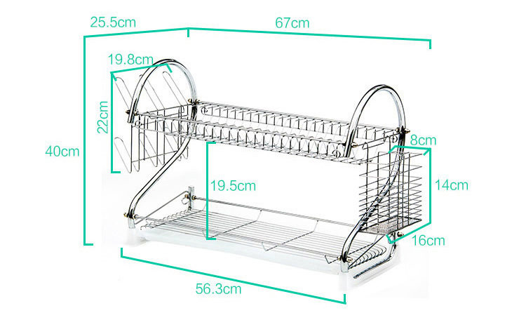 Kệ Chén Ou Runzhe 22 inch