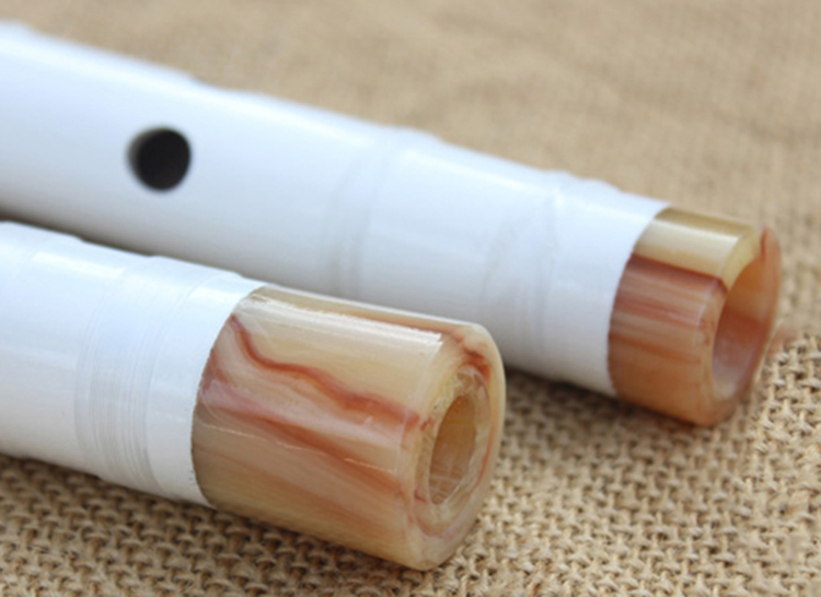 Sáo Trúc Dizi Trắng Khớp Inox TAD8