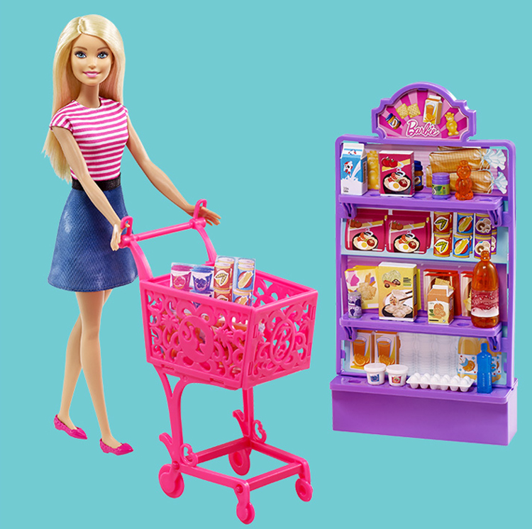Búp Bê Barbie Mua Sắm Ở Siêu Thị