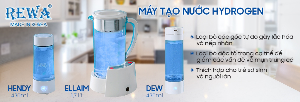 Máy Lọc Nước Nóng Lạnh Rewa RW-NA-340