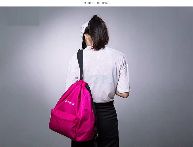 Balo du lịch đi biển chống nước FADISH 2 lớp chất liệu cao cấp, KÍCH THƯỚC 42X41X15CM ngăn nước tuyệt đối - POKI