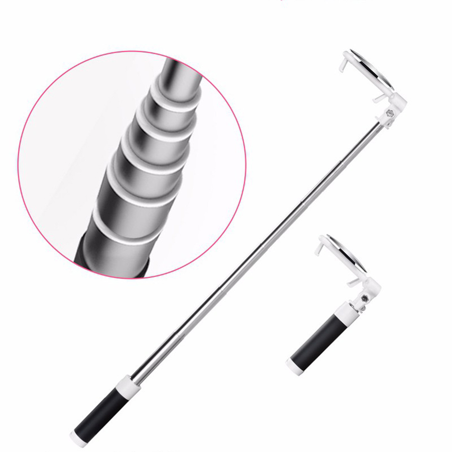 Gậy selfie chụp hình tự sướng có gương soi cao cấp HOCO K2 - Hàng chính hãng