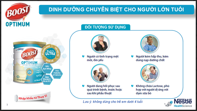 Sản Phẩm Dinh Dưỡng Nestle Boost Optimum (800g)