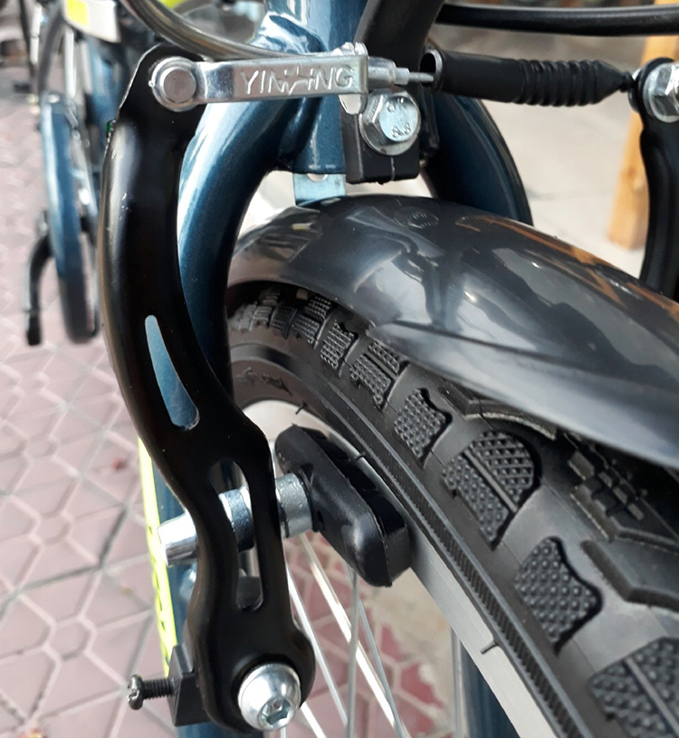 Xe Đạp Gấp LIFE 1.0 2018 (Xám Đen Phối Vàng)