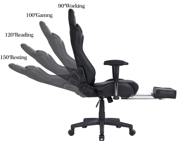 Ghế Chơi Game Ficmax FX-007 Massage - Hàng Chính Hãng