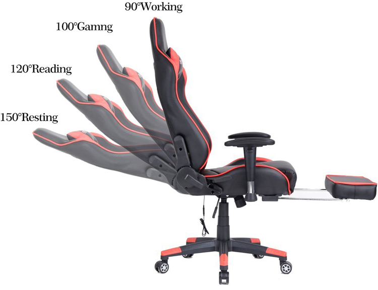 Ghế Chơi Game Ficmax FX-006 Massage - Hàng Chính Hãng