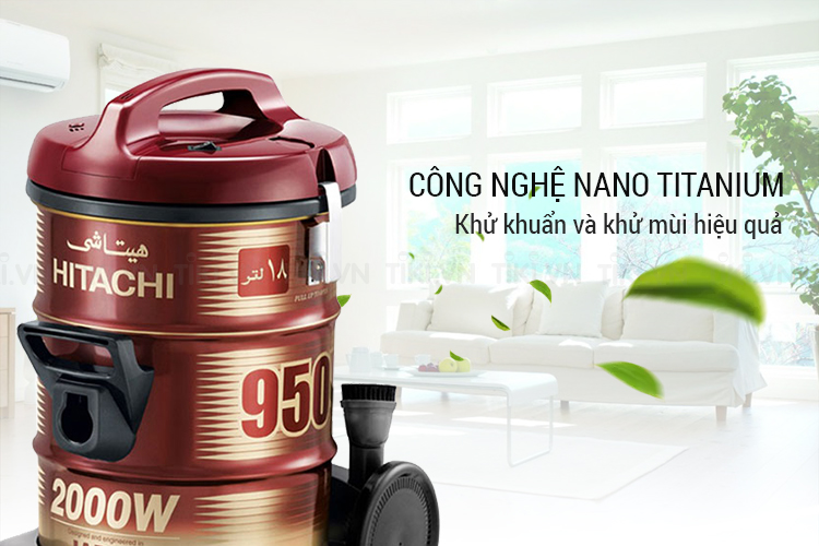 Máy Hút Bụi Hitachi CV-950Y - Đỏ