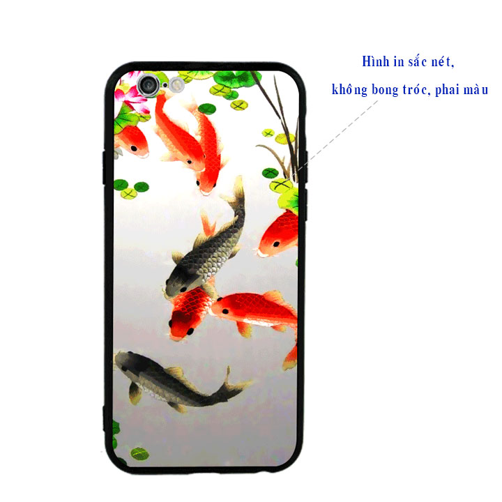 Ốp lưng viền TPU cao cấp cho Iphone 6 Plus - Fishes 03