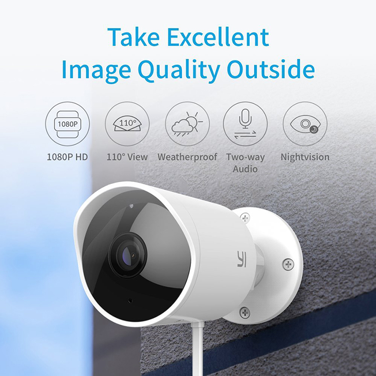 Camera Giám Sát Ngoài Trời Yi Outdoor 1080p Quốc Tế