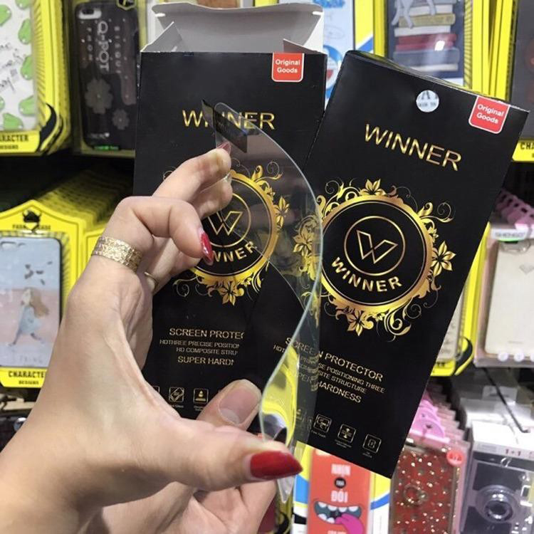 Bộ Ốp Lưng Chống Sốc Phát Sáng Và Kính Cường Lực Cho iPhone 5 / 5S / 5SE Winner (Trong Suốt) - Hàng Nhập Khẩu