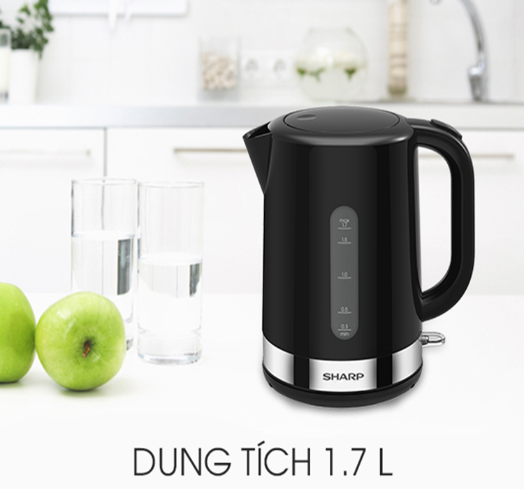Bình Đun Siêu Tốc Sharp EKJ-17VP-BK
