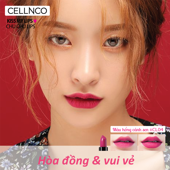 Son Màu Dưỡng Ẩm Không Chì Cellnco (3.5g)