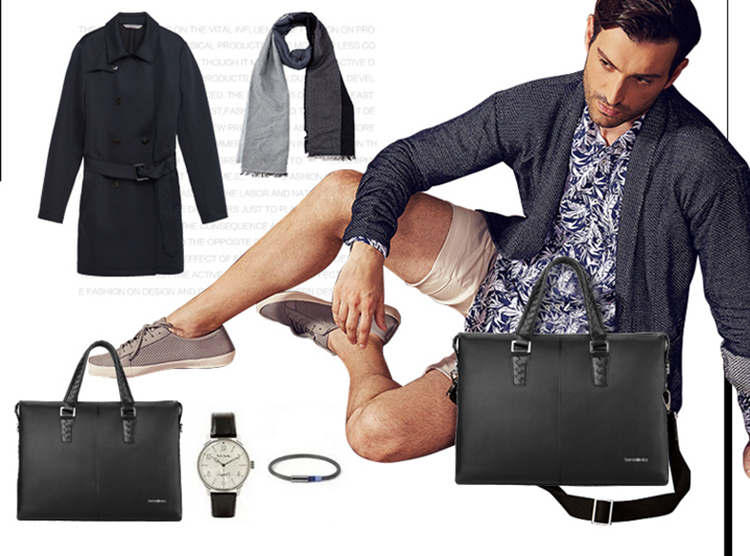 Cặp xách Nam Samsonite MARAIS Z34 * 09054 - Đen