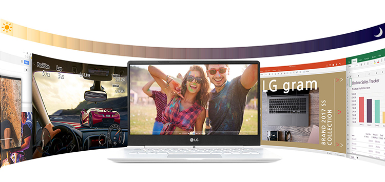 Laptop LG 14ZD970-G.AX52A5 - Core i5-7200/Free Dos (14 inch) - Trắng - Hàng Chính Hãng