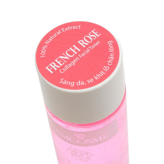 Combo 2 Chai nước cân bằng da Lamcosmé (120ml), chiết xuất từ hoa hồng Pháp, dưỡng ẩm, se khít lỗ chân lông