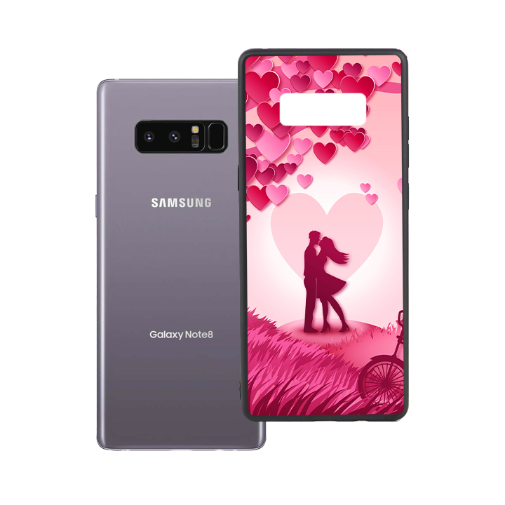 Ốp lưng viền TPU cao cấp cho Samsung Galaxy Note 8 - Kiss 01