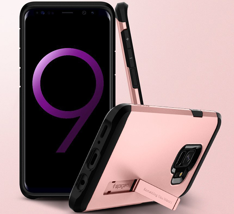 Ốp Lưng Samsung Galaxy S9 Spigen Tough Armor - Hàng Chính Hãng