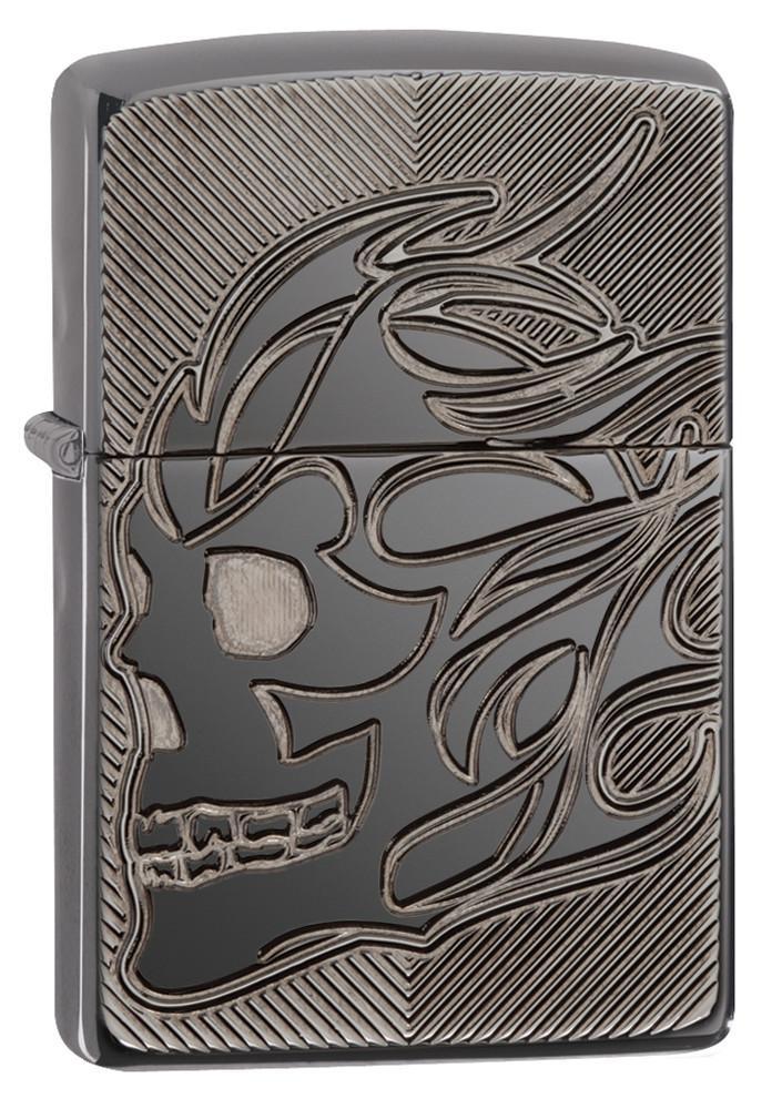 Zippo-Deep-Carved-Flaming-Skull-29230-1