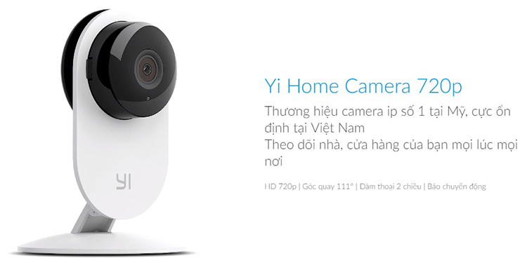 Camera Giám Sát Yi Home 720p Hd Quốc Tế