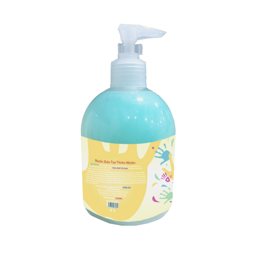 Combo 2 chai nước rửa tay thiên nhiên Lamcosmé (500ml) Hương đặc trưng, diệt khuẩn hơn 99%. Tặng Gel rửa tay khô 3K