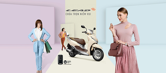 Xe Máy Honda LEAD 2018 Phiên Bản Tiêu Chuẩn - Đỏ Đen - Tặng Nón Bảo Hiểm, Bảo Hiểm Xe Máy, Thảm Xe Máy