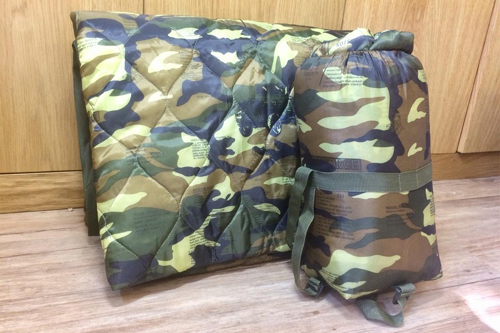 Mền Túi Du Lịch Phong Cách Lính Họa Tiết Rằn Ri MTRR