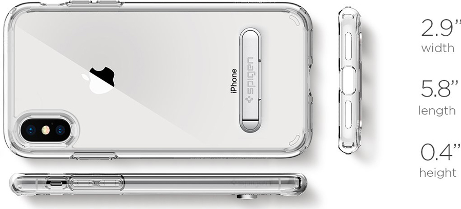 Ốp Lưng Iphone X Spigen Ultra Hybrid S - Hàng Chính Hãng