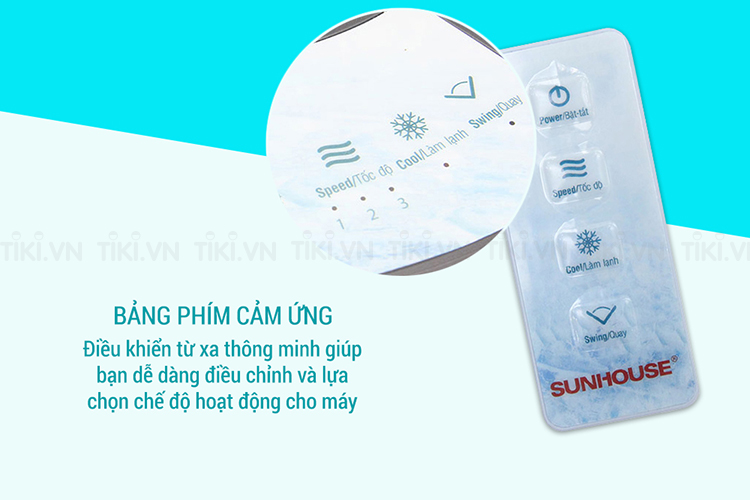Quạt Điều Hòa Sunhouse SHD7715 - Trắng Xanh